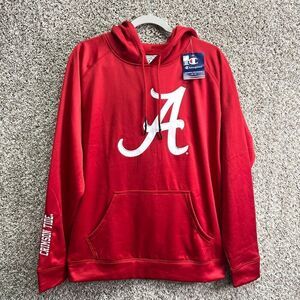 Champion Hoodie Men’s Medium Crimson Red Alabama Roll Tide Football Pullover NWT